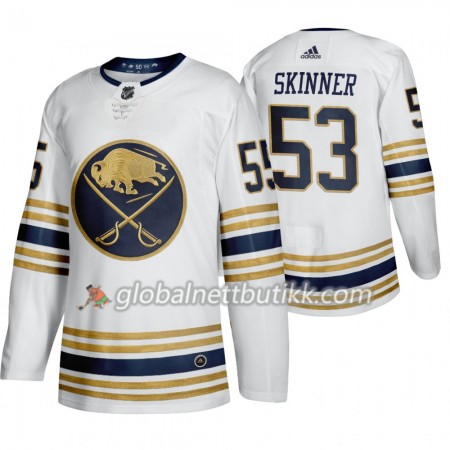 Buffalo Sabres Hockeydrakt Jeff Skinner 53 50th Anniversary Adidas 2019-2020 Hvit Authentic - Herre